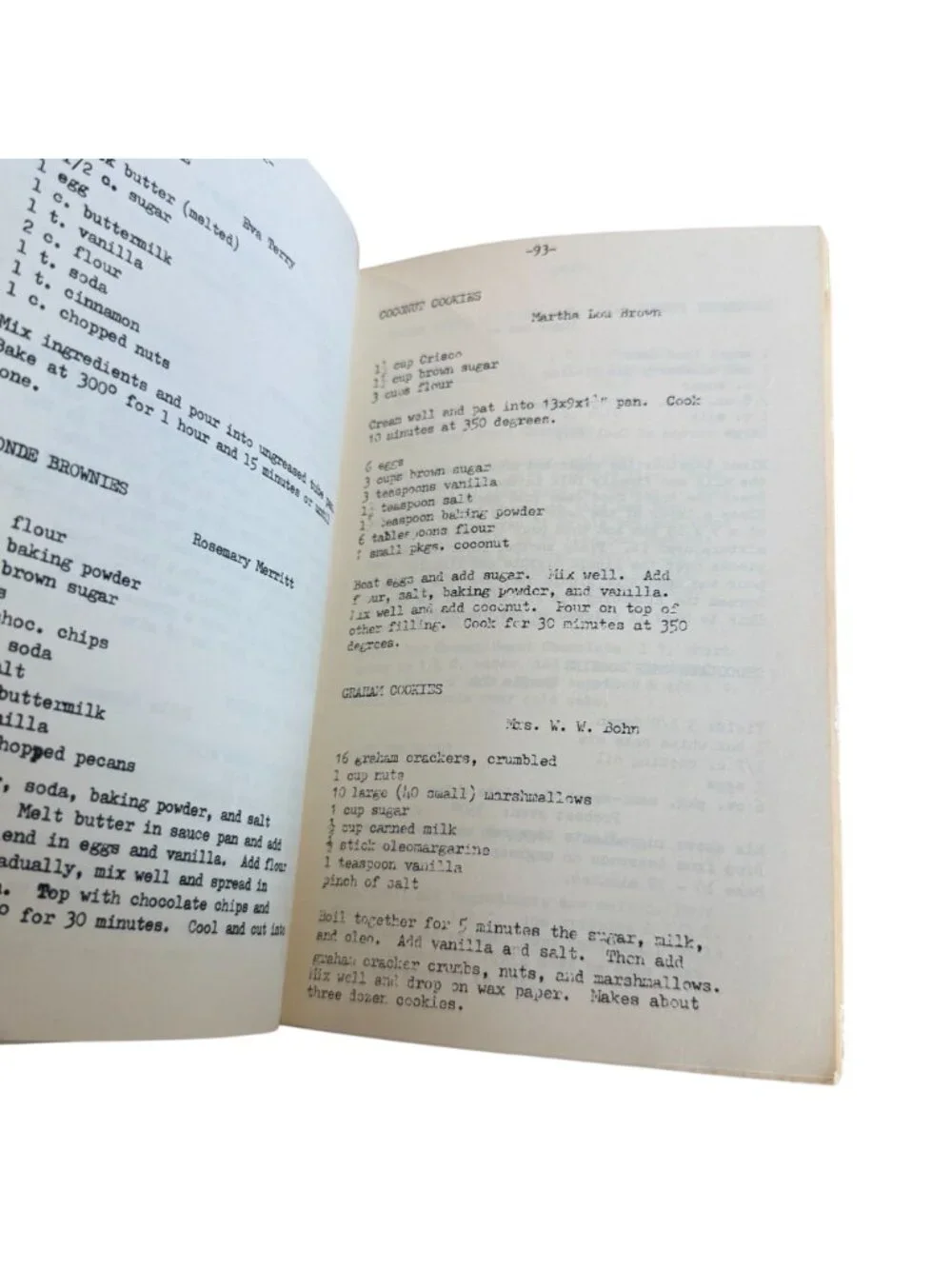 Mission Happy Eating Cookbook Meadowbrook Baptist Church 1979 VTG Recipe Waco TX
